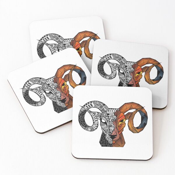 Item preview, Deer animal geometric transformer robot doodle art designed and sold by Attymay.