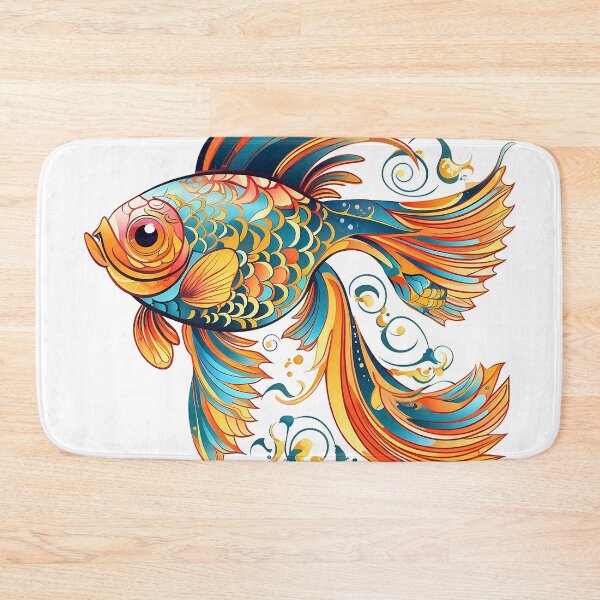 Item preview, Rainbow Goldfish Abstract designed and sold by Adriano Carrideo.