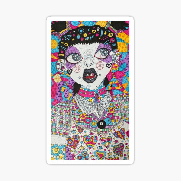 Item preview, maximalist girl designed and sold by nudle-soup.