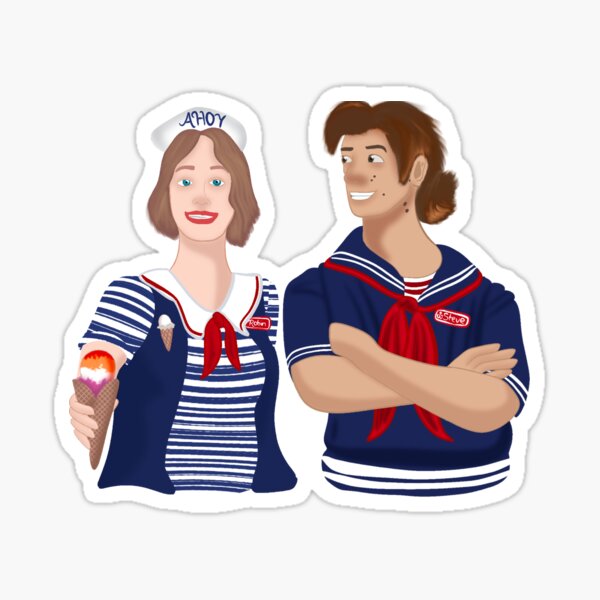 I very quickly designed Robin and Steve as Scoops Ahoy Sailor