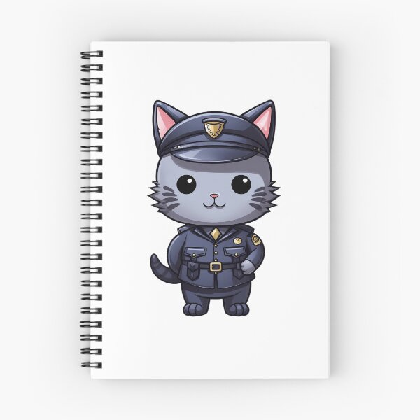 Item preview, Constable Purrlock the Police Officer designed and sold by PinotTeez.