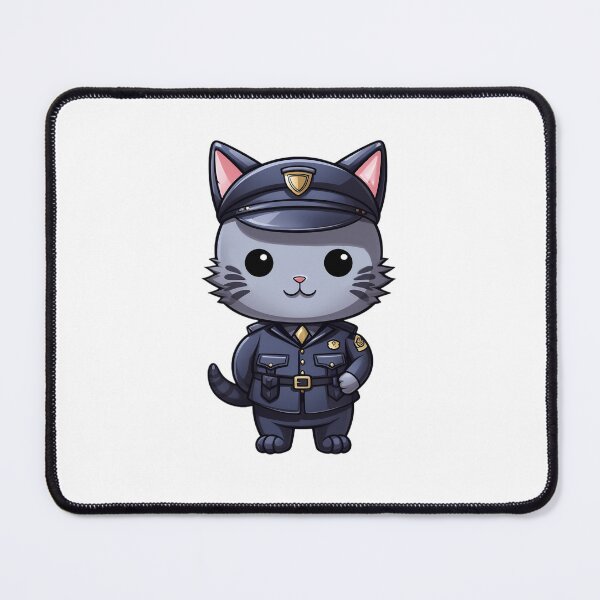 Item preview, Constable Purrlock the Police Officer designed and sold by PinotTeez.