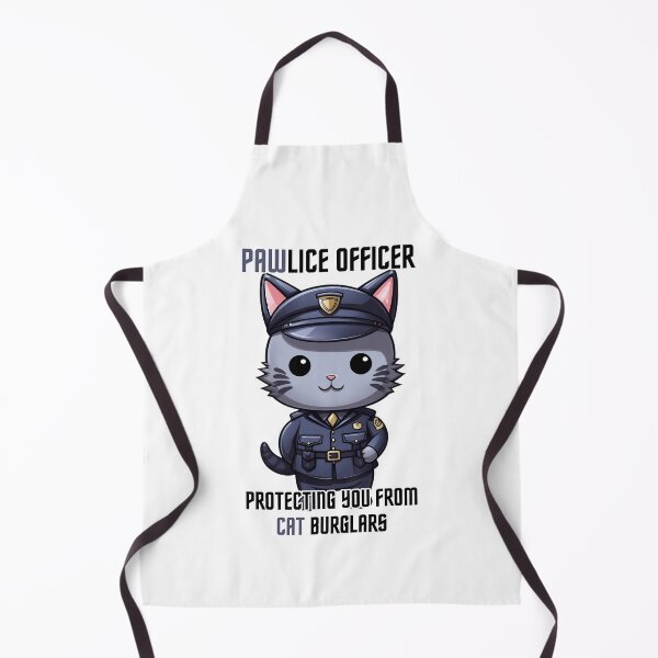 Item preview, Constable Purrlock the Police Officer (with text) designed and sold by PinotTeez.