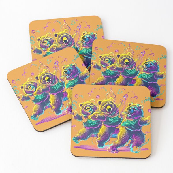 Item preview, Dancing bears - neon disco designed and sold by Zolongano.