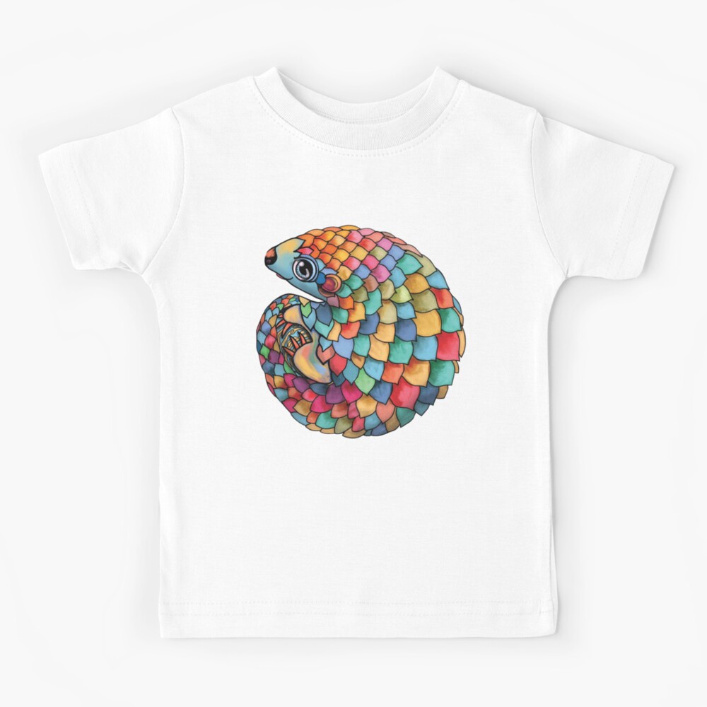 Rainbow Pangolin Kids T-Shirt