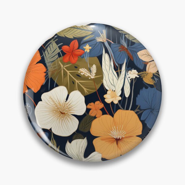 Item preview, Tropical Floral Print - white flowers - tan flowers designed and sold by ComerPrintCo.
