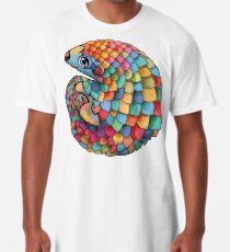 Regenbogen Pangolin Longshirt