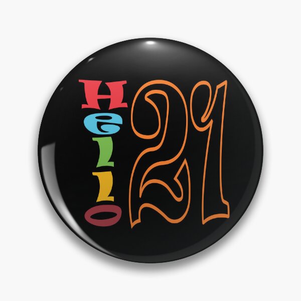 Item preview, Hello 21 designed and sold by giftfromheart.