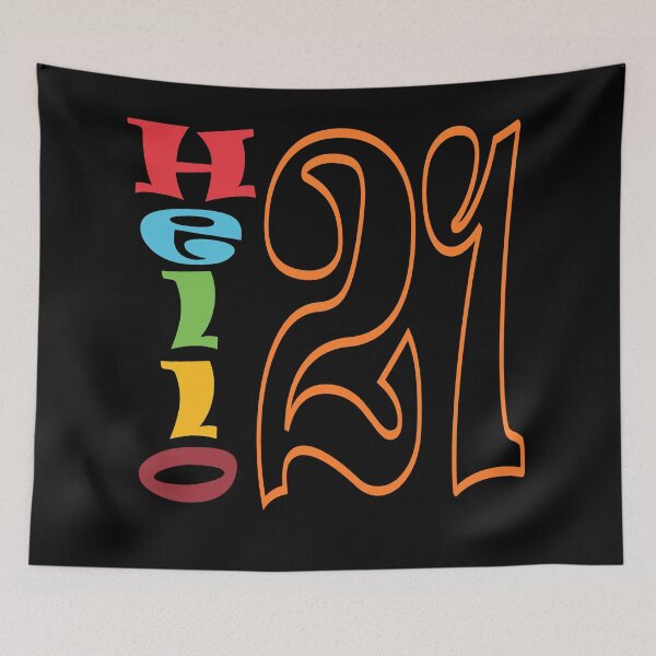 Item preview, Hello 21 designed and sold by giftfromheart.