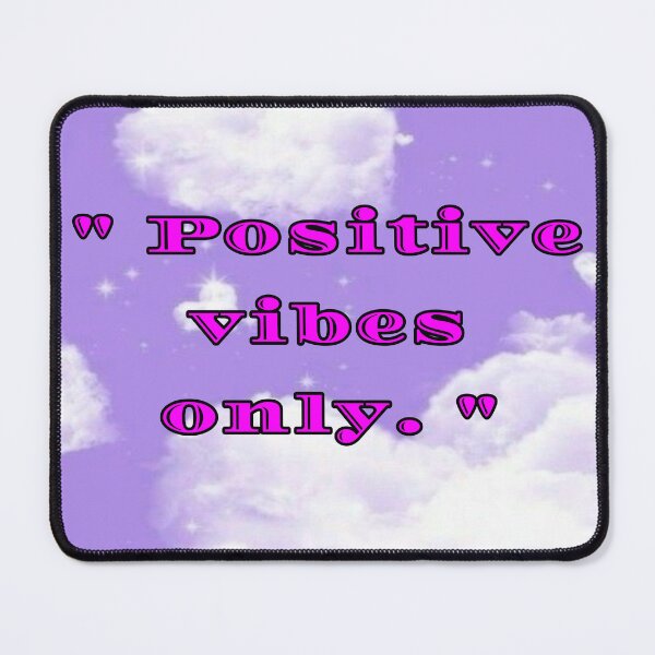 Item preview, Positive vibes only tote bag designed and sold by LavanderChiyou.