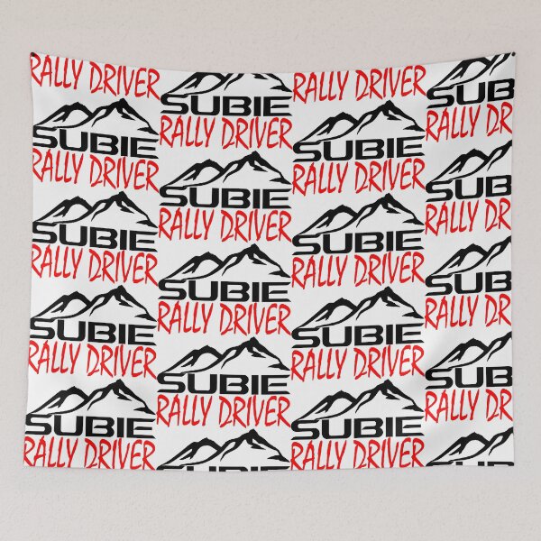 Item preview, RALLY DRIVER SUBIE designed and sold by DomGDesign.