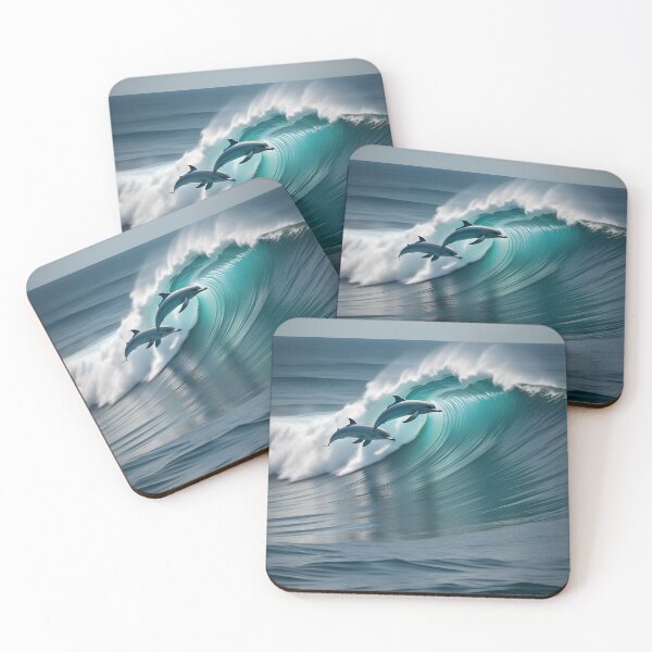 Item preview, Surfing Dolphins #2 designed and sold by Shiwwa.