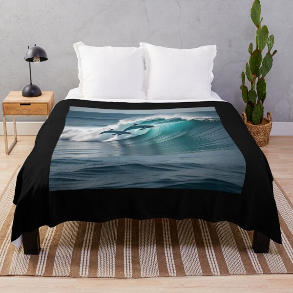 Item preview, Surfing Dolphins #2 designed and sold by Shiwwa.
