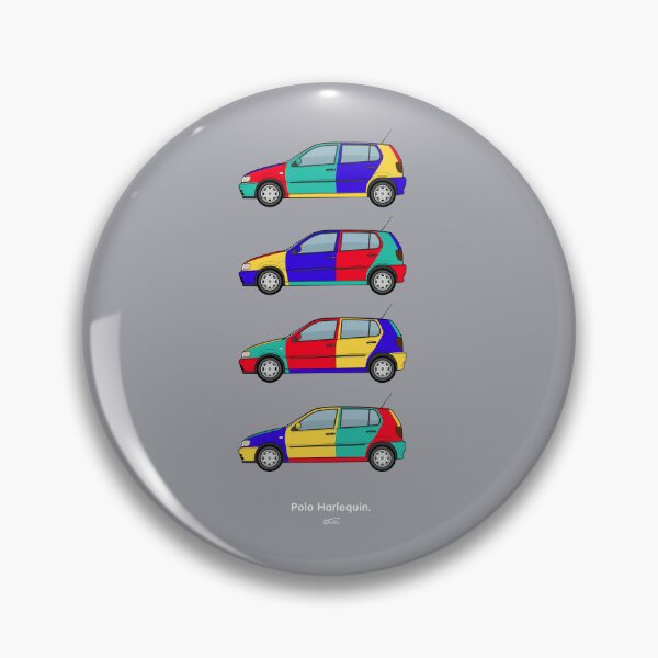 Item preview, Multicolour german hatchback car collection designed and sold by RJWautographics.