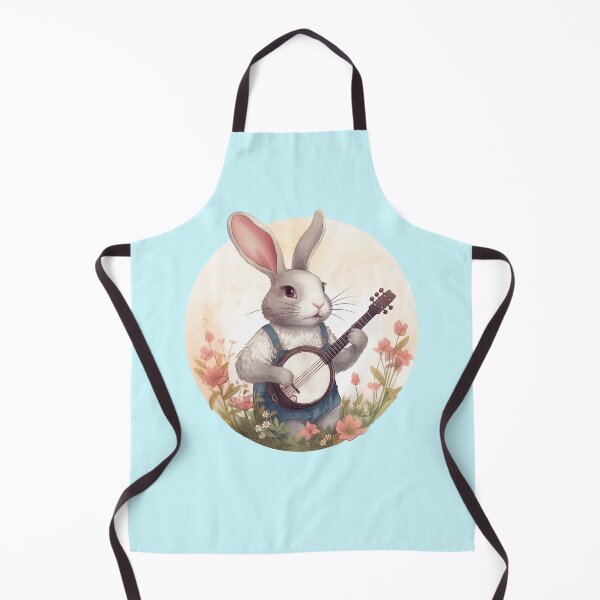 Item preview, Bunny Playing Banjo | Rodents | Cute Pets | Furry Animals | Fur Balls | Cute And Cuddly designed and sold by MJDezigns.