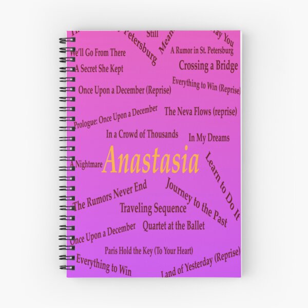 Item preview, Anastasia Song Collage designed and sold by inmypetersburg.