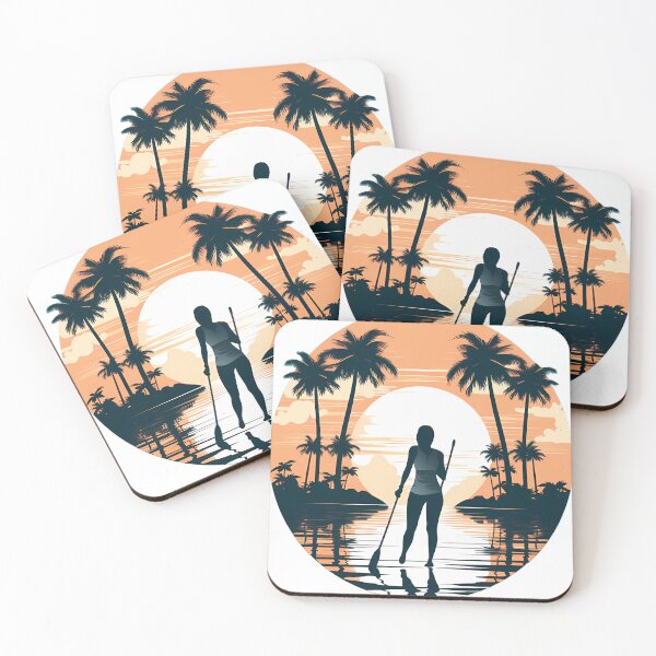 Item preview, Paddle Board Sunset designed and sold by tropicaltee.