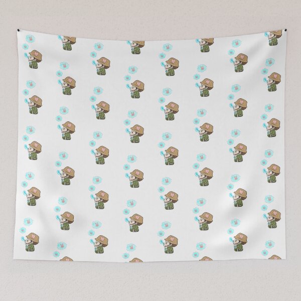 Item preview, Cute green piggy boy bow pink rabbit bubbles designed and sold by Attymay.