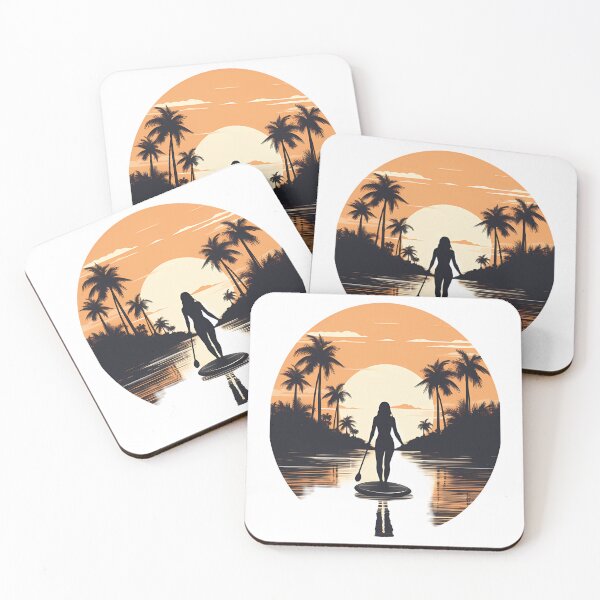Item preview, Paddle Board Sunset designed and sold by tropicaltee.