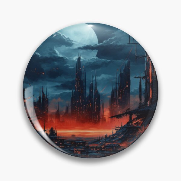 Item preview, Dystopian City designed and sold by BlkwtrDesign.