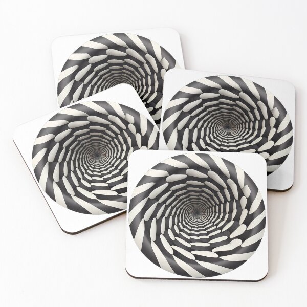 Item preview, 3D Black and White Optical Illusion Print designed and sold by Nosy is Everything.