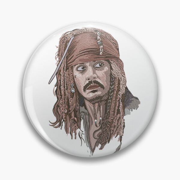 Item preview,  Jack Sparrow Embroidery Design designed and sold by Cre8iveSkill.