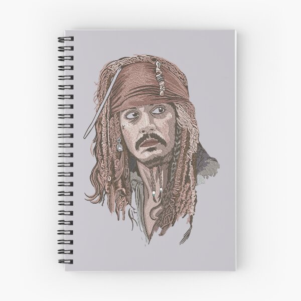 Artikelvorschau, Jack Sparrow Stickdatei entworfen und verkauft von Cre8iveSkill.