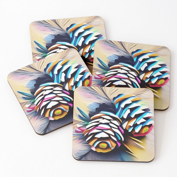 Item preview, Colorful Pine Cone Abstract  designed and sold by Dana Roper.