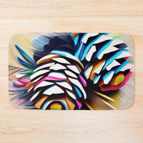 Item preview, Colorful Pine Cone Abstract  designed and sold by Dana Roper.