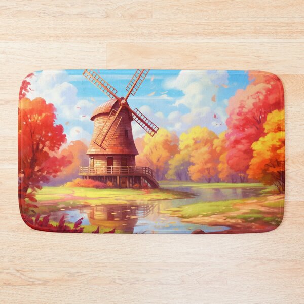 Item preview, Autumn Whispers (Windmill Illustration) designed and sold by Futuriddle.
