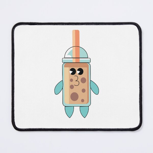 Item preview, Retro bubble tea character designed and sold by TheOneTrueDoggo.
