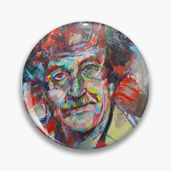Artikelvorschau, KURT VONNEGUT Acrylporträt .1 entworfen und verkauft von lautir.