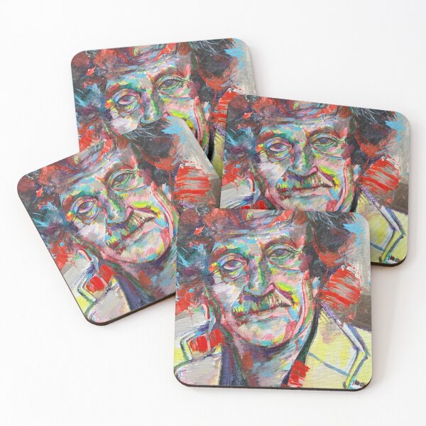 Item preview, KURT VONNEGUT acrylic portrait .1 designed and sold by lautir.