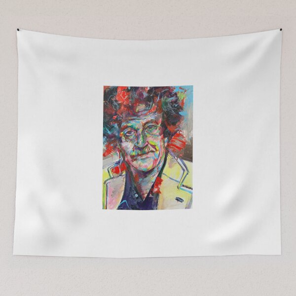 Item preview, KURT VONNEGUT acrylic portrait .1 designed and sold by lautir.