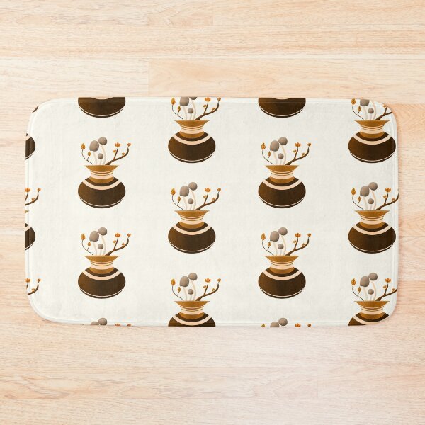 Item preview, Pot of flowers and mushrooms cottagecore and hygge sticker pack by DozyJov designed and sold by DozyJov.