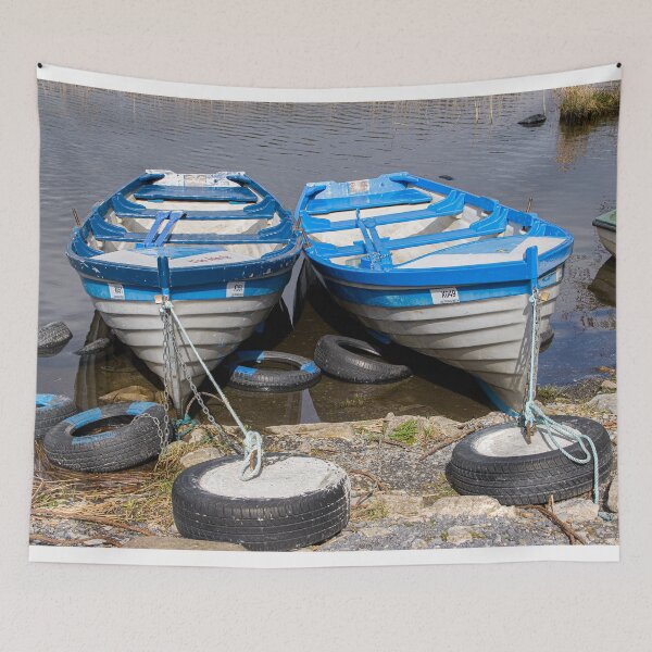 Item preview, Two Blue Rowing Boats  designed and sold by StephenPower.