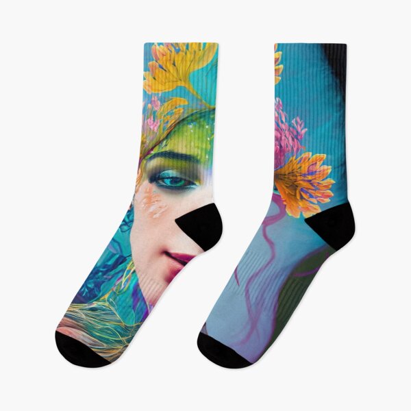 Item preview, Liana and flower portrait designed and sold by jsebouvi.