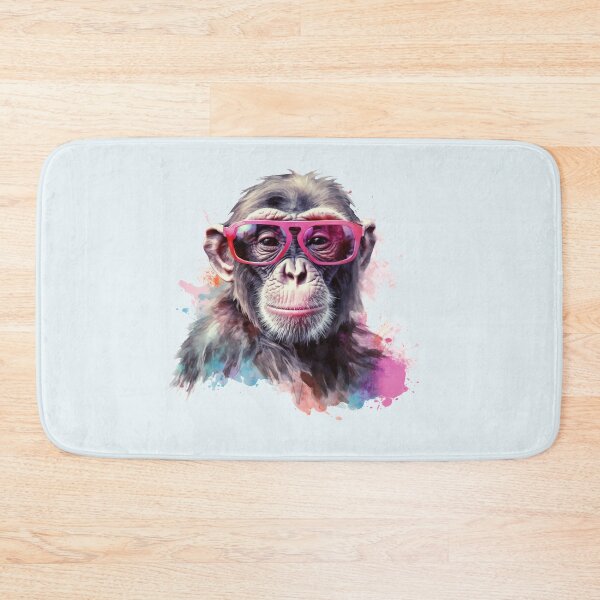 Item preview, ErSa Solutions - Magic Monkey with glasses - Cute Monkey Paint - Abstract Colors - Gift Idea designed and sold by ErSaSolutions.