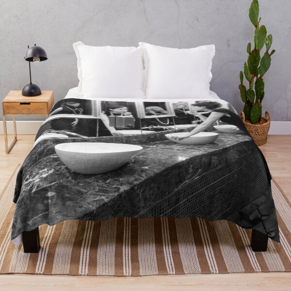 Item preview, Monochrome Women in a Bathroom designed and sold by StephenPower.
