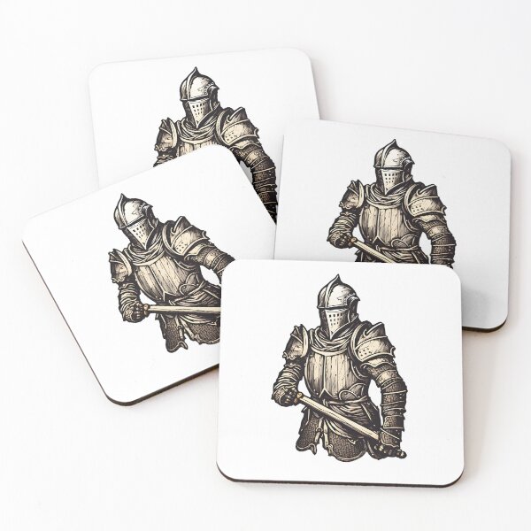 Item preview, Mysterious Knight - Brave and Serious Sticker designed and sold by UrsaStick.