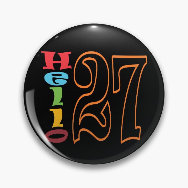 Item preview, Hello 27 designed and sold by giftfromheart.