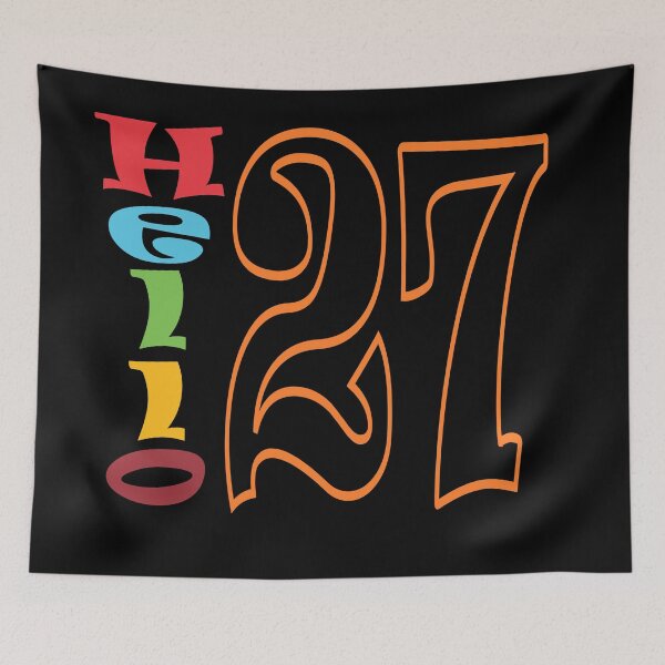 Item preview, Hello 27 designed and sold by giftfromheart.