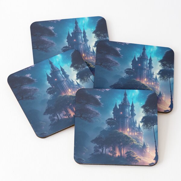 Item preview, Castles in a Cosmic Swirl of Swirling Stars designed and sold by ViralVibeLab.