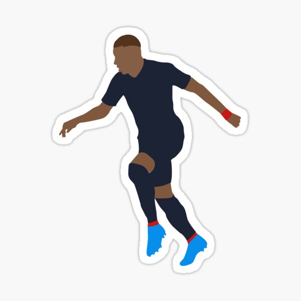 Kylian Mbappé footballer Decal Removable Vinyl Mural Poster For