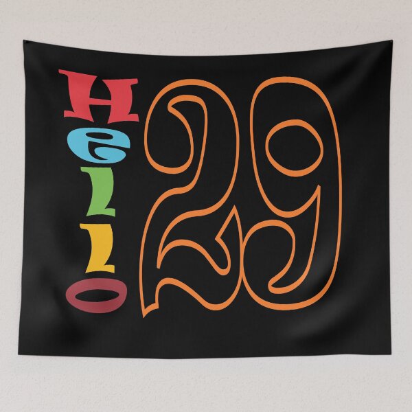 Item preview, Hello 29 designed and sold by giftfromheart.