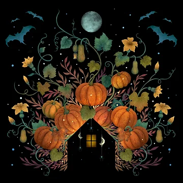 Artwork thumbnail, Pumpkin Rooftop by episodicDrawing