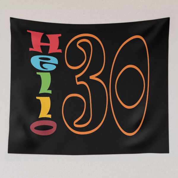 Item preview, Hello 30 designed and sold by giftfromheart.