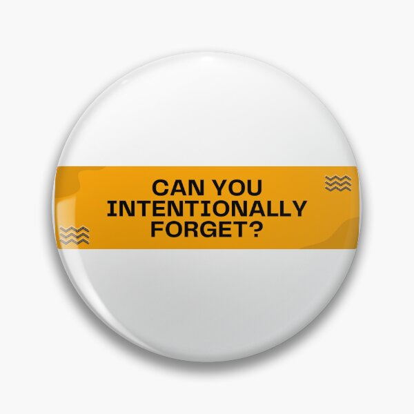 Item preview, Can you intentionally forget? - Funny Bumper Stickers designed and sold by SavvySeller.