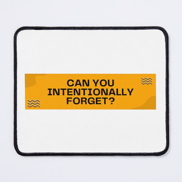 Item preview, Can you intentionally forget? - Funny Bumper Stickers designed and sold by SavvySeller.