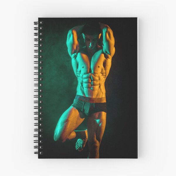 Item preview, Shirtless muscular young male bodybuilder wearing briefs designed and sold by Mercurius-M.